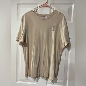 Divided MENS Tan Short Sleeve Tee Casual -Large